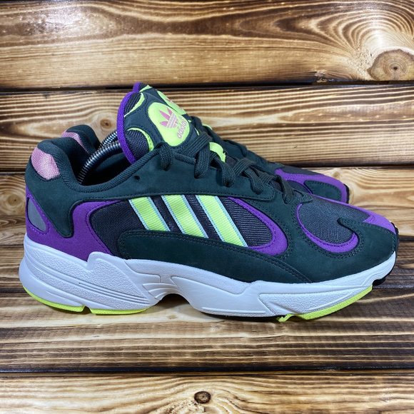 adidas Other - NEW adidas Yung-1 Legend Ivy Hi Res Yellow Purple